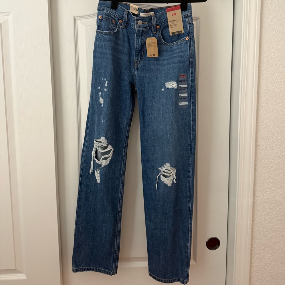 Levi's Low Pro Mid Rise Blue Jeans